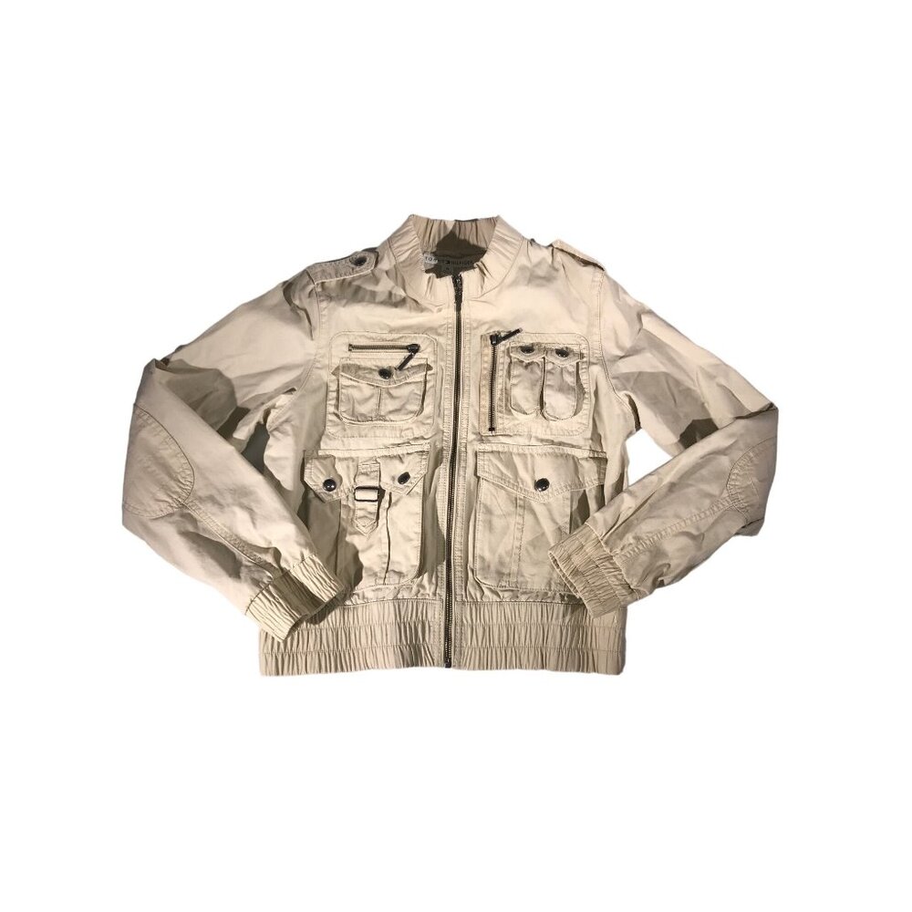 Women's FEB CORE +1 Cream Tommy Hilfiger Short Chore Jacket